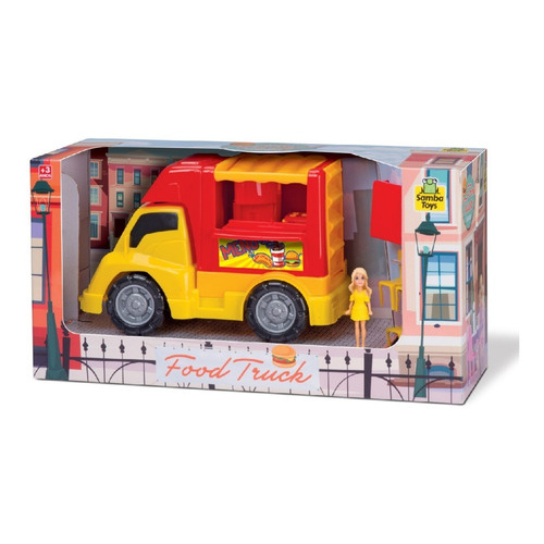 Barbie food truck car hot sale toy