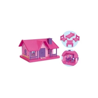 CASINHA DE BONECA BELLA CASINHA DE MONTAR BRINQUEDOS USUAL em Oferta na Shopee