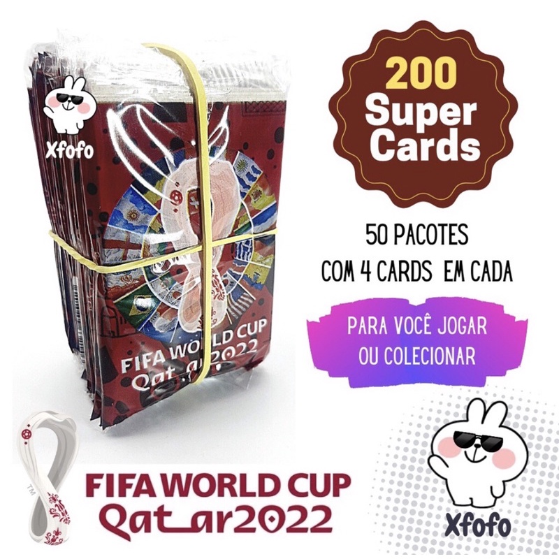 Kit 200 Cards Fifa 23 = 50 Pacotes Duelar Bafo Lançamento!