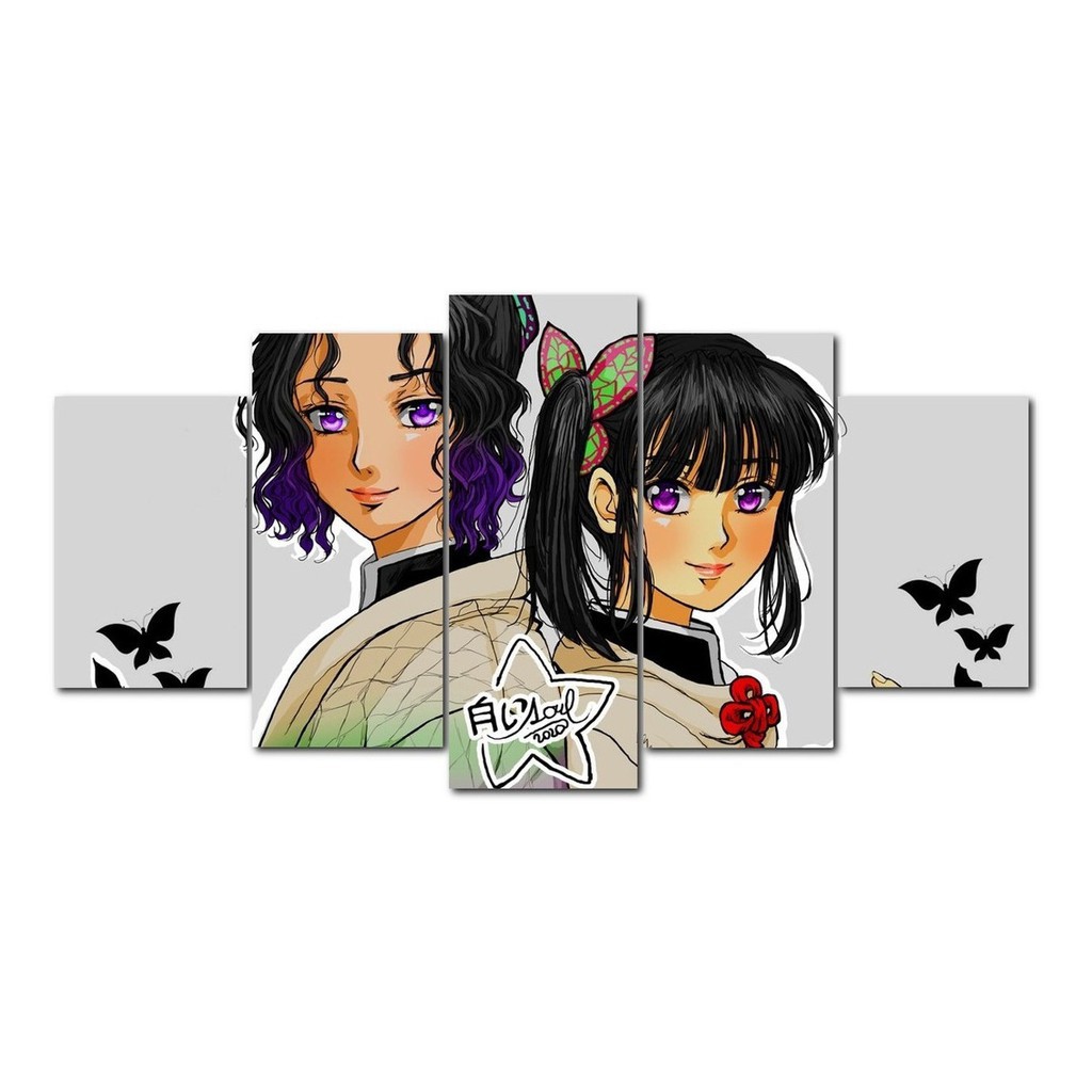 Tableau Shinobu x Kanao Demon Slayer Cadre Toile