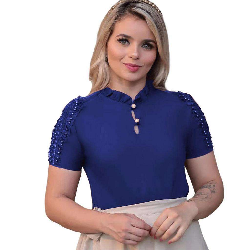 Camisa social best sale feminina no atacado