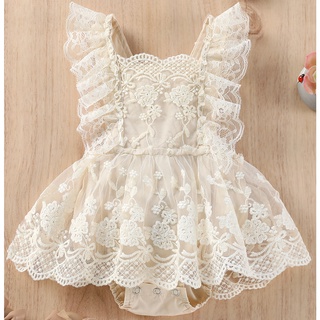 White lace hot sale romper dress