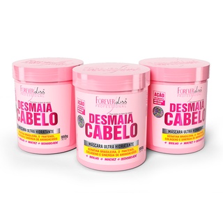 Combo Com 3 Máscara Desmaia Cabelo Forever Liss