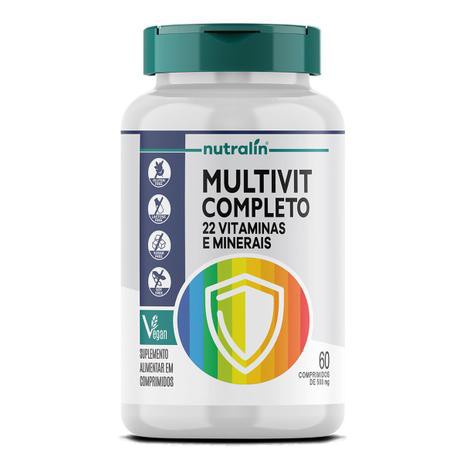 Multivit - Multivitaminico - 60 Comprimidos - Nutralin - vegano ...
