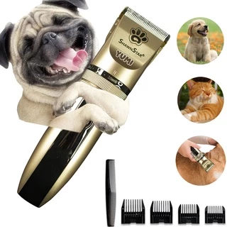 Kit 2 Maquina De Tosa Sem Fio Profissional Cães Gato Coelho