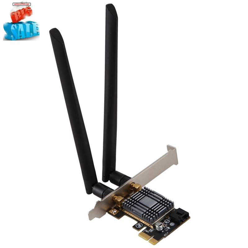 Placa De Rede Wireless N1202 Ar5B22 2.4g / 5g Dual Band Pcie Com Bluetooth 4.0 Para Desktop