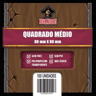 Sleeve Quadrado Médio (80x80) - Bucaneiros