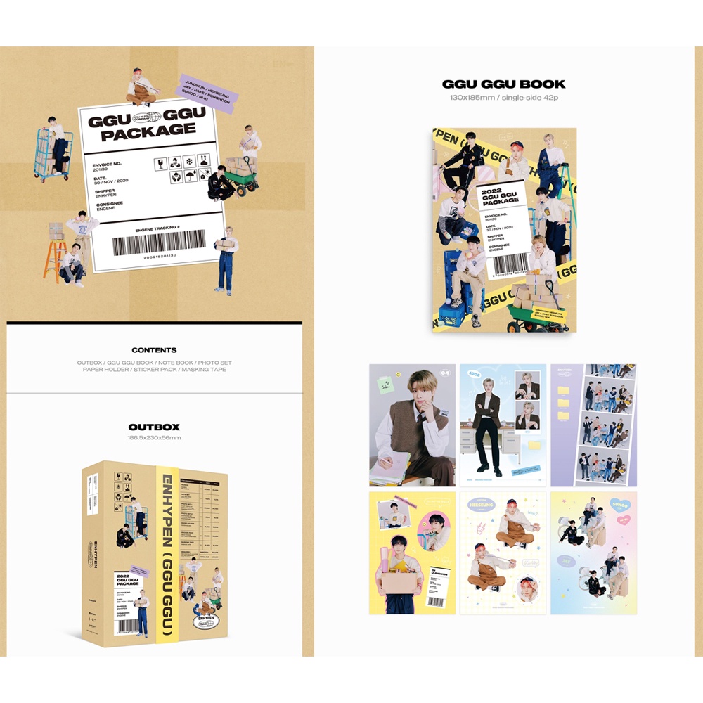 jp.ktown4u.com : ENHYPEN - 2024 GGU GGU PACKAGE