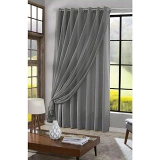Cortina Blackout Blecaute Com Voil Luso1 parte 1,50×2,60 alt Sala
