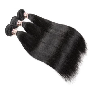 Aplique Cabelo Humano Natural Liso Na Tela 65cm - 150g em Oferta na Shopee