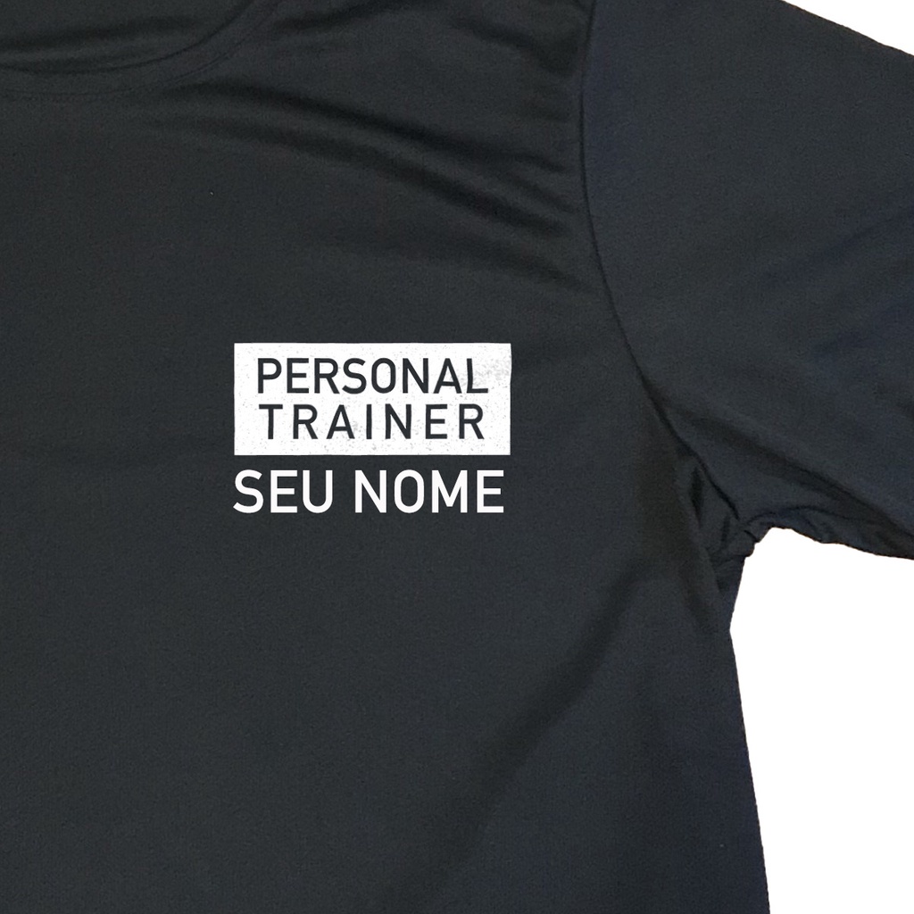 Camiseta Personal Trainer Com Nome Shopee Brasil