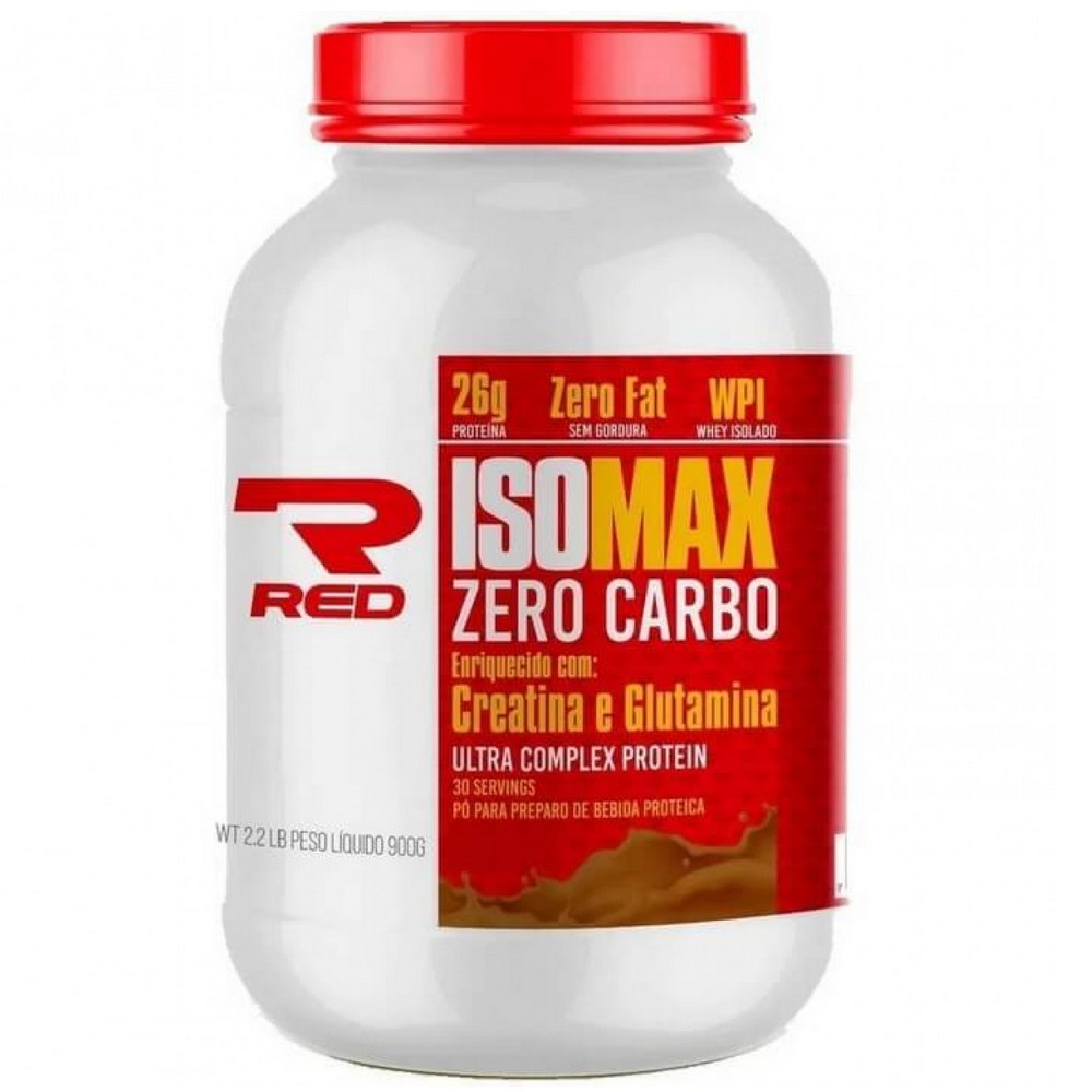 Isomax Whey Isolado Zero Carbo (900g) – Red Series