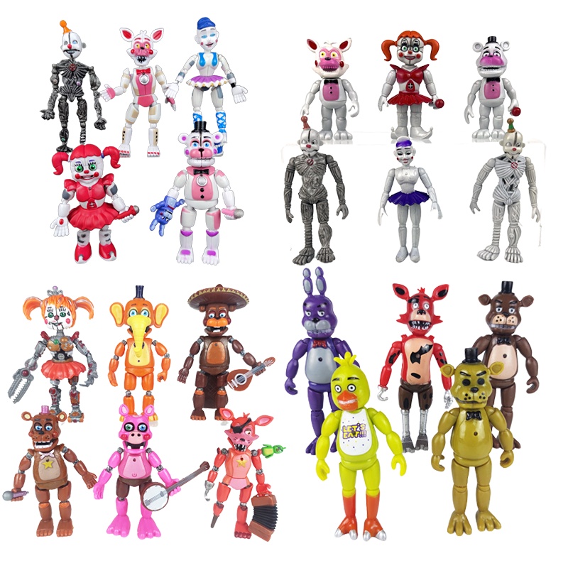 FNAF Figura De Ação Segurança Breach Five Nights at Freddy's Action Figure Toy