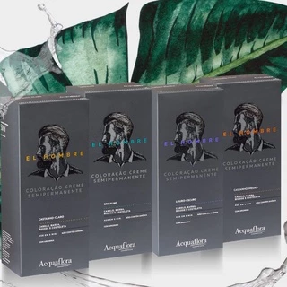 Tonalizante Masculino Acquaflora El Hombre Cabelo,barba,bigode E Costeleta