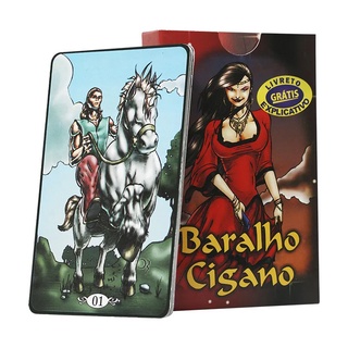 Baralho o caminho Sagrado das cartas Ciganas com 36 cartas - Lua