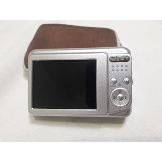 Câmera Fuji Film Prata 14 Mega Pixels Bolsa Cartão SD Baterias De Brinde