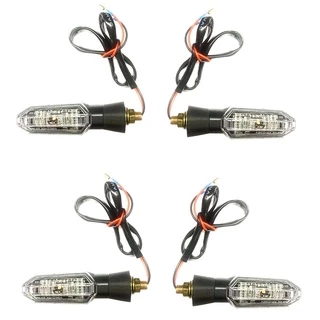 pisca led cb 250 para cg ybr fazer titan cbx bros 160 (kit4)