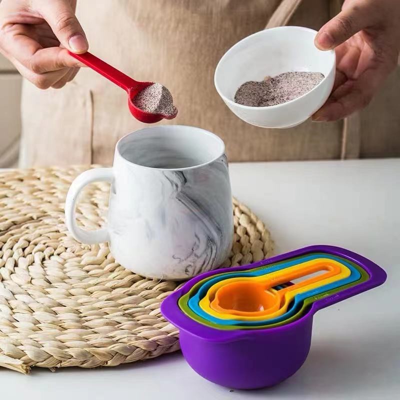 Utensílios De Cozinha 6 PÇS Super Úteis Colheres Medidoras Colheres Xícara De Medição Utensílios De Cozinha/Colheres Medidoras Com Medida Para Bolo Cozinha Confeitaria