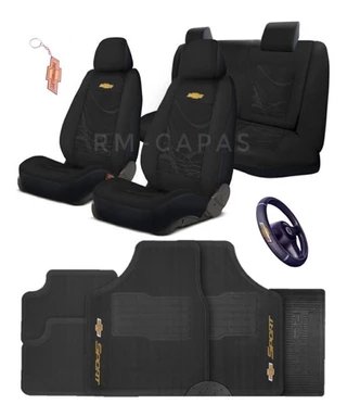 Capa Banco Carro Tecido Grosso Corsa Classic Celta corsa hatch prisma ônix Meriva etc... + Tapete