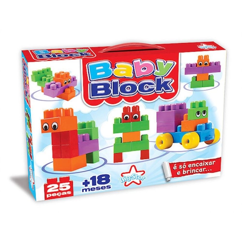 Brinquedo Infantil Baby Block - Big Star | Shopee Brasil