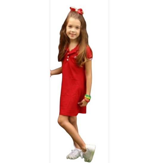 Vestido polo wear store infantil