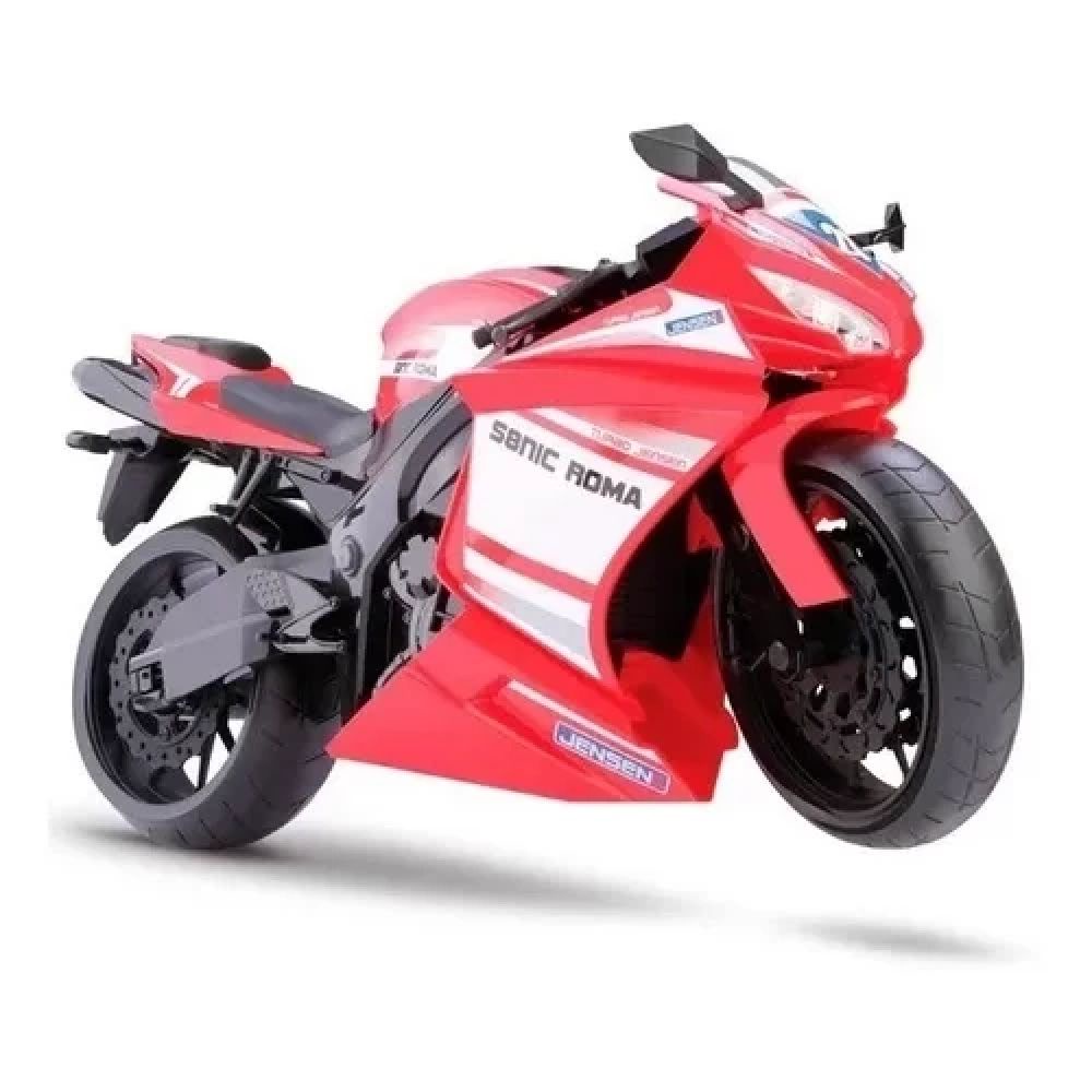 Roma moto corrida de brinquedo super bikes motor cycle vermelha no Shoptime