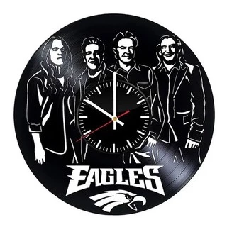 Banda Eagles - Relógio Disco De Vinil Decoração