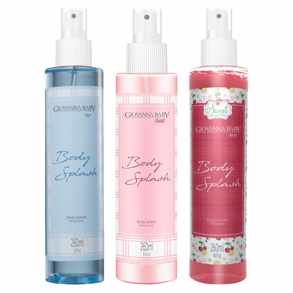 Body Splash Giovanna Baby 260ml A Escolher | Shopee Brasil