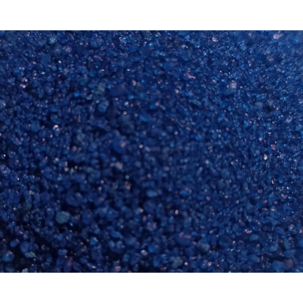 Cascalho De Areia Azul Escuro Para Aquário 1kg - Substrato