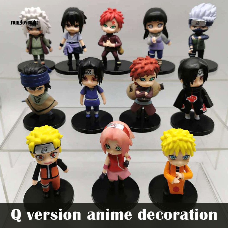 Anime Naruto Shippuden Hinata 12 Pçs/set Sasuke Itachi Kakashi Gaara Anime  Figura Q Versão Figuras Pvc Brinquedos Bonecas Presente Do Miúdo - Figuras  De Ação - AliExpress