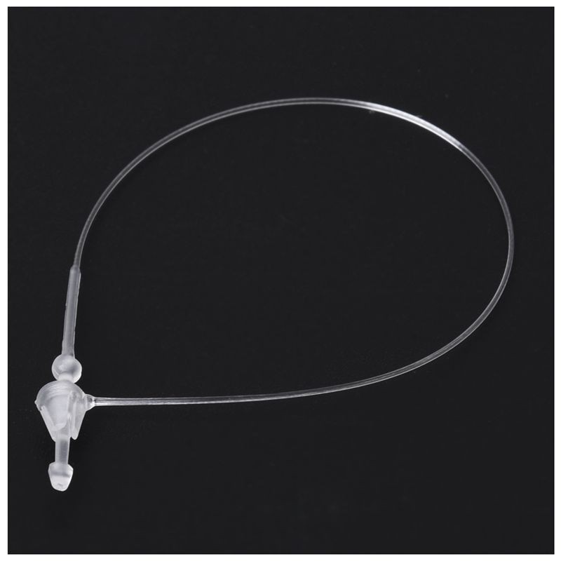 500 Peças Branco Snap Lock Pins Loop Preço Tag Fixador 5