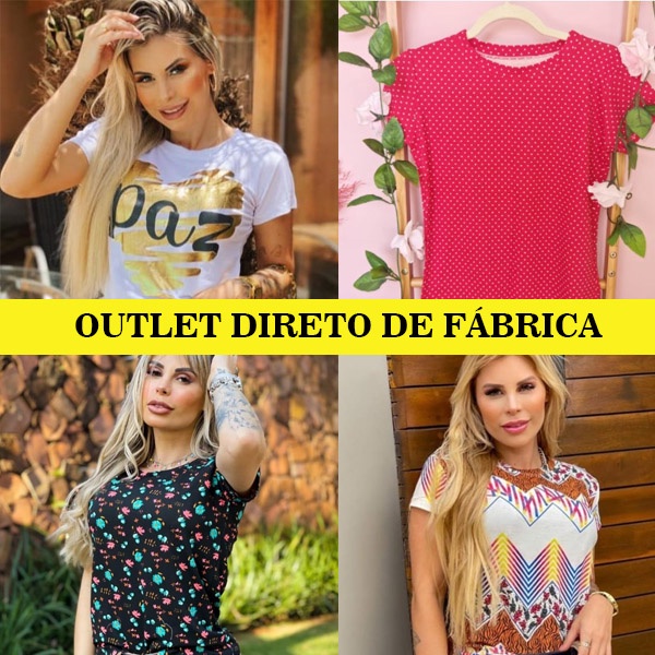 Blusinhas direto hot sale da fabrica