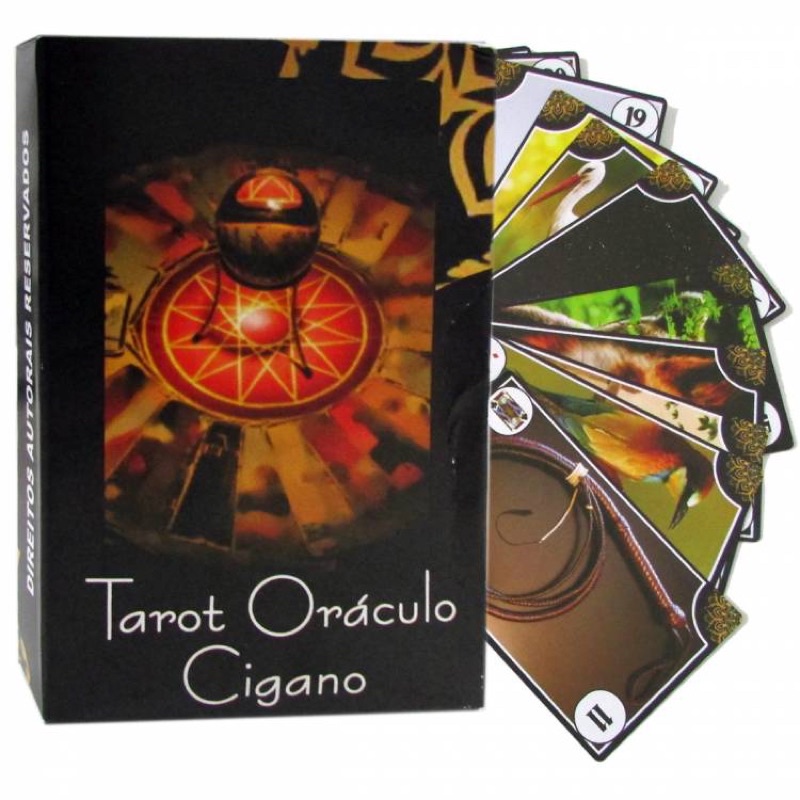 Tarot Oraculo Cigano Cartas Com Livreto Explicativo Shopee Brasil