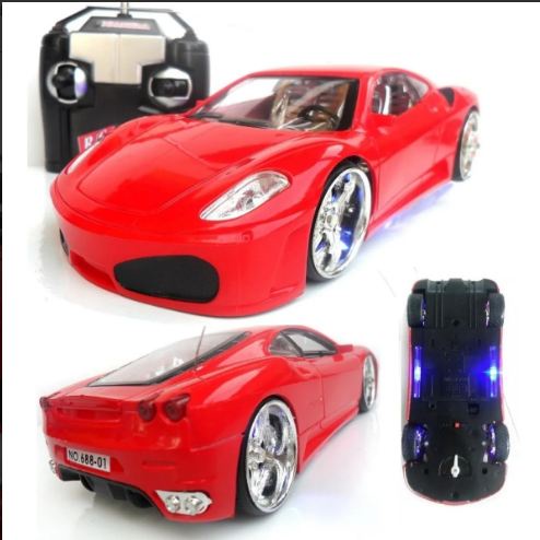 Carro Carrinho Cinza de Controle Remoto Ferrari Rebaixado Neon c/ Luz no  Shoptime