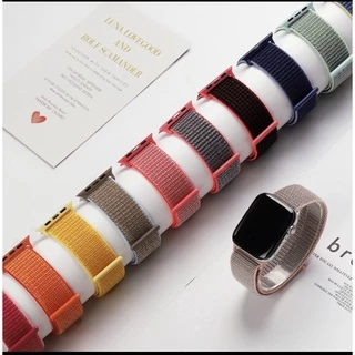 Pulseira Nylon Loop Sport Para Iwo Apple Watch Relogio Smart Watch 38mm 40mm 42mm 44mm Series 6 5 4 3 2 1