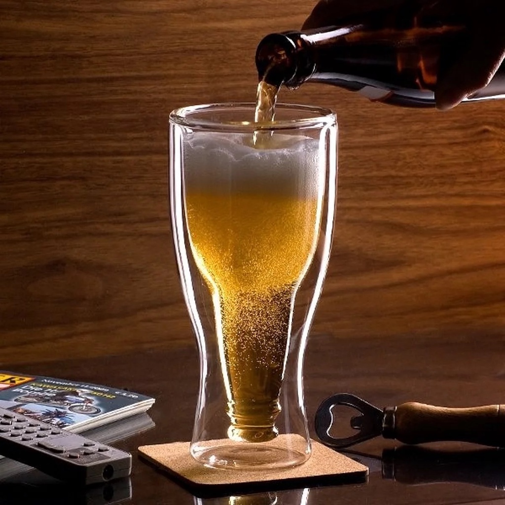 Copo Garrafa de Cerveja Invertida Perfeito para amantes de cerveja