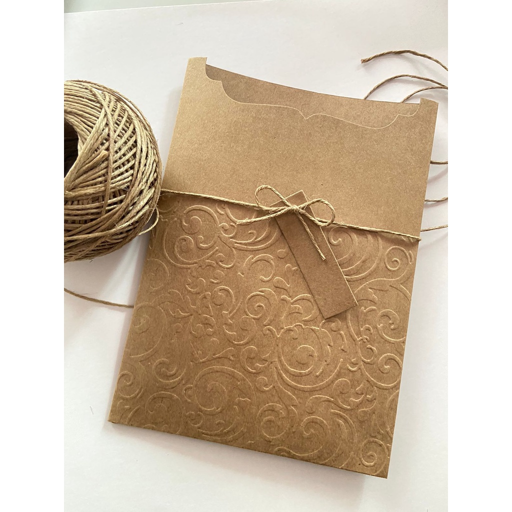 10 envelopes para convite luva craft ou branco 15,2 x21 cm