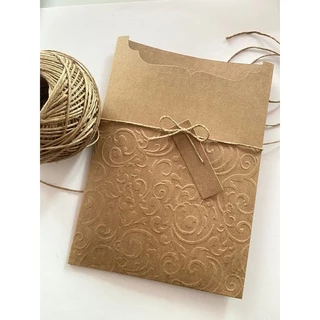 10 envelopes para convite luva craft ou branco 15,2 x21 cm