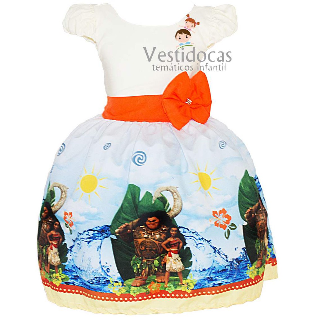 vestido moana em Promoção na Shopee Brasil 2023