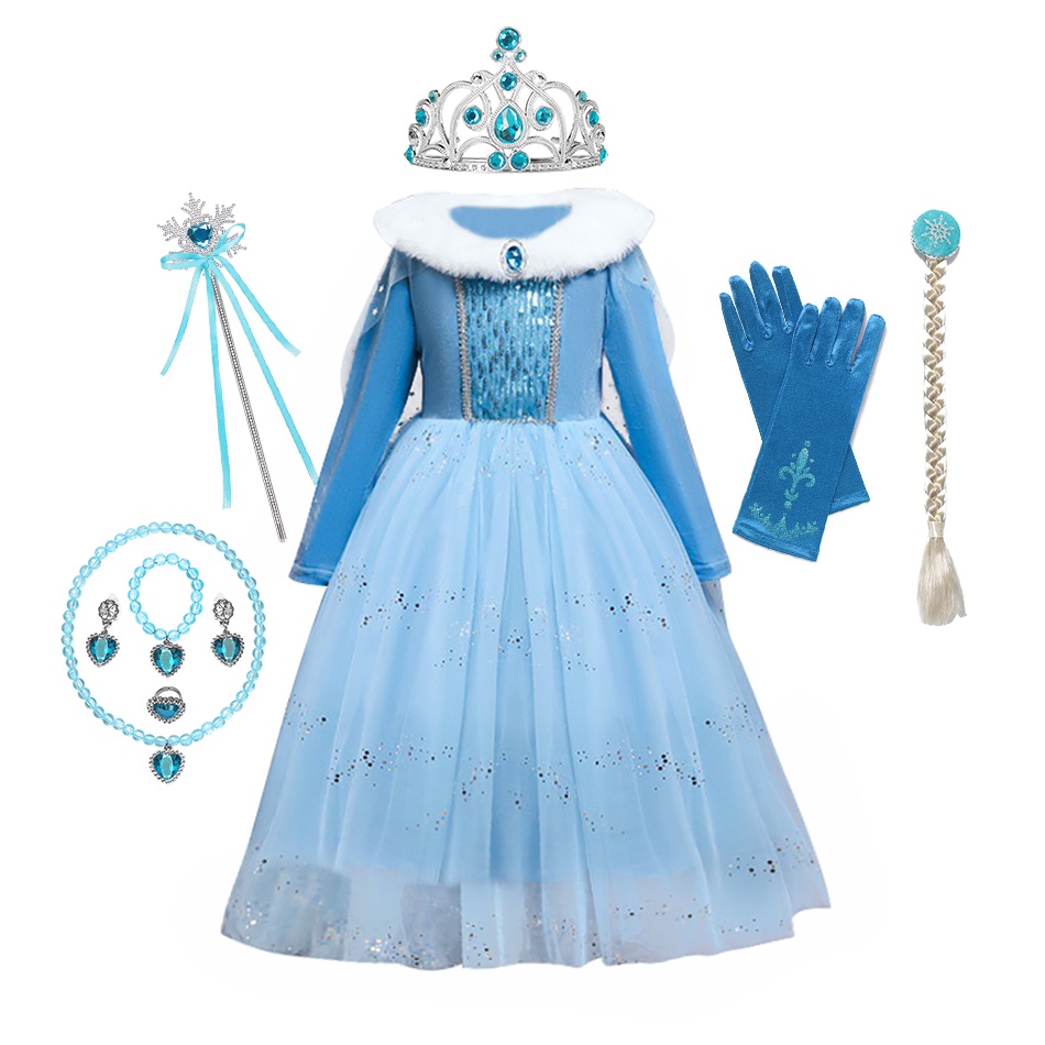 princesa  Princesa Dress Up Set - Vestido princesa para meninas