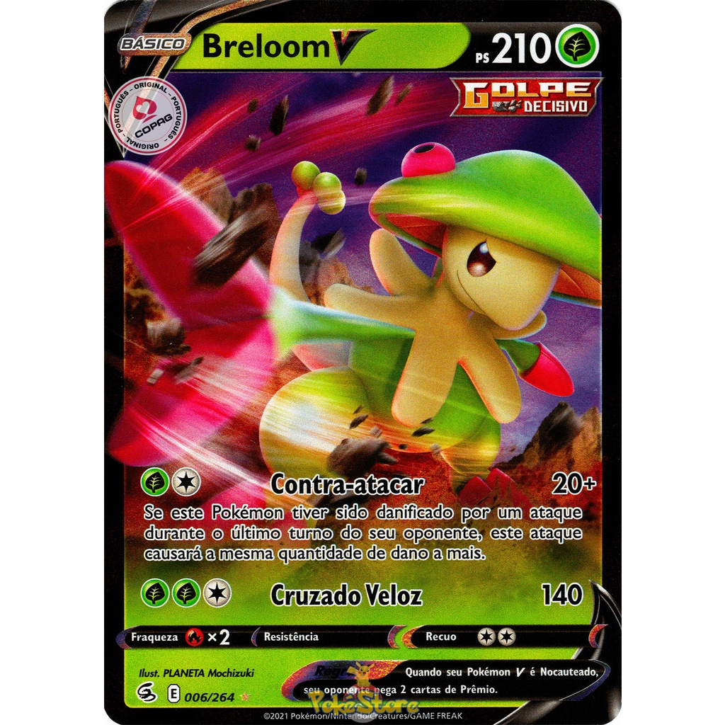 Pokerag - 📣 BATALHA POKÉMON GRAMA Breloom - O pokémon