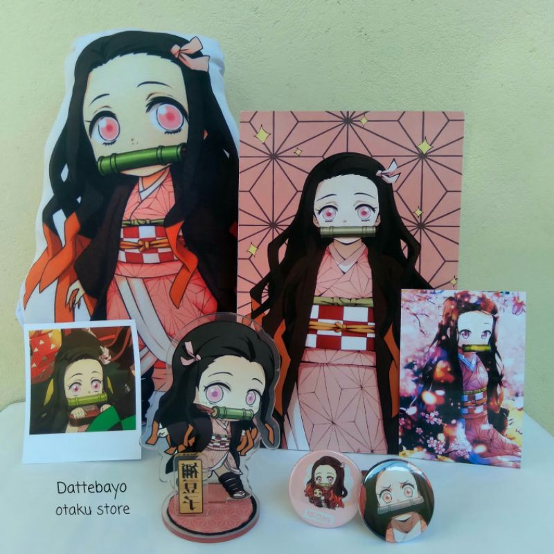 Lousa Plastificada 12x18 cm Nezuko Demon Slayer