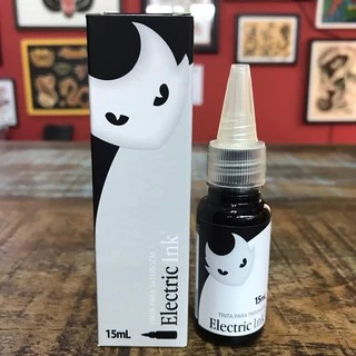 Tinta Eletric Ink Preto Tribal pintura 15ml para Tatuagem Tattoo