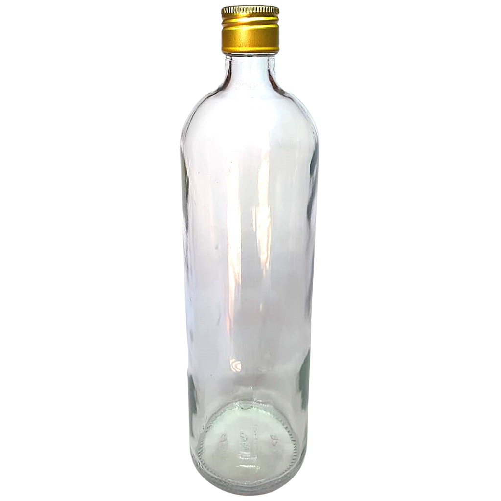 05 Garrafa vidro(vazia) 950ml com tampa aluminio