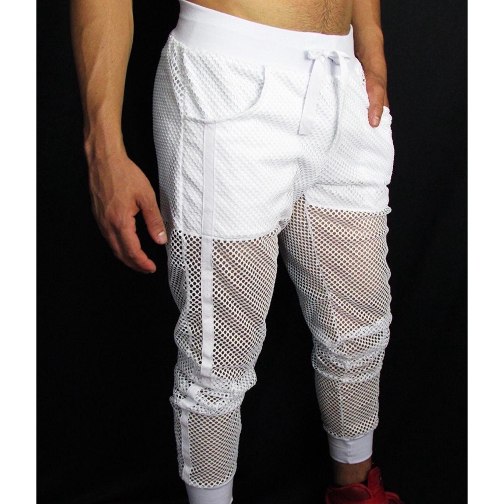 Calça store masculina transparente