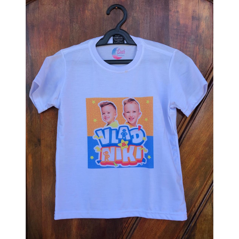 Camiseta Personalizada Vlad E Niki | Shopee Brasil