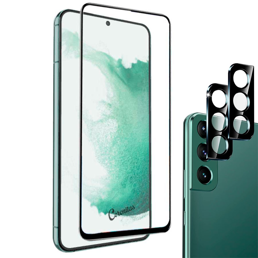 Película 5D Premium + Película Vidro Câmera Compatível com Galaxy S22