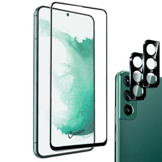 Película 5D Premium + Película Vidro Câmera Compatível com Galaxy S22