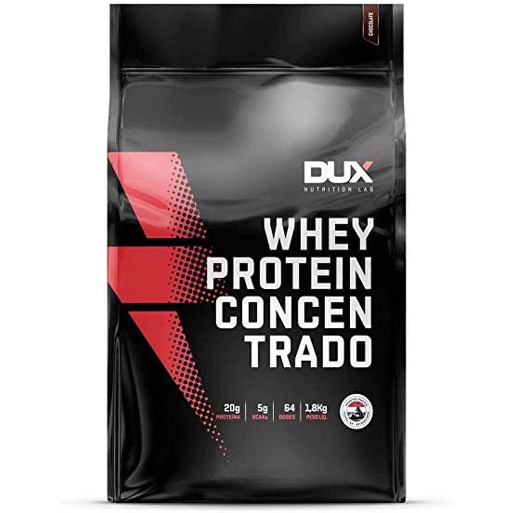 Whey Protein Concentrado Baunilha Pouch 1800g – Dux Nutrition
