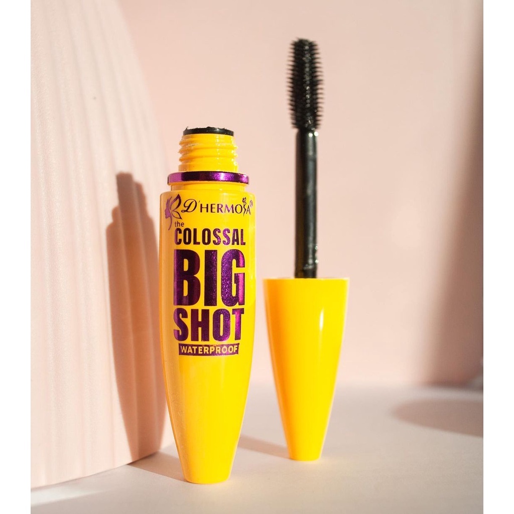 Máscara de Cílios Colossal Extra Volume Prova d’água D'hermosa HX005